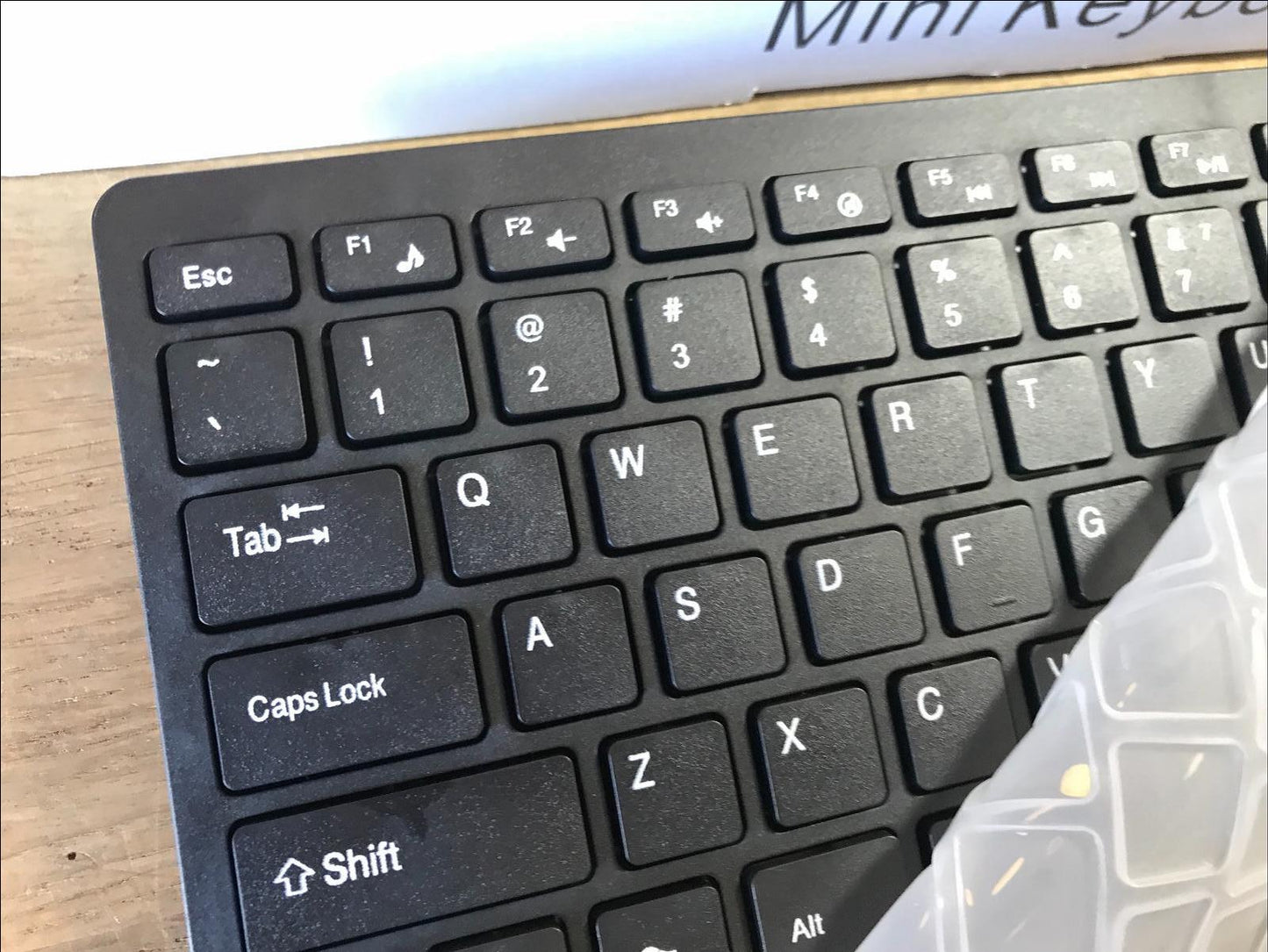 Black Wireless Small Keyboard & Mouse Set for LG 42PM470T 42-inch HD Smart TV