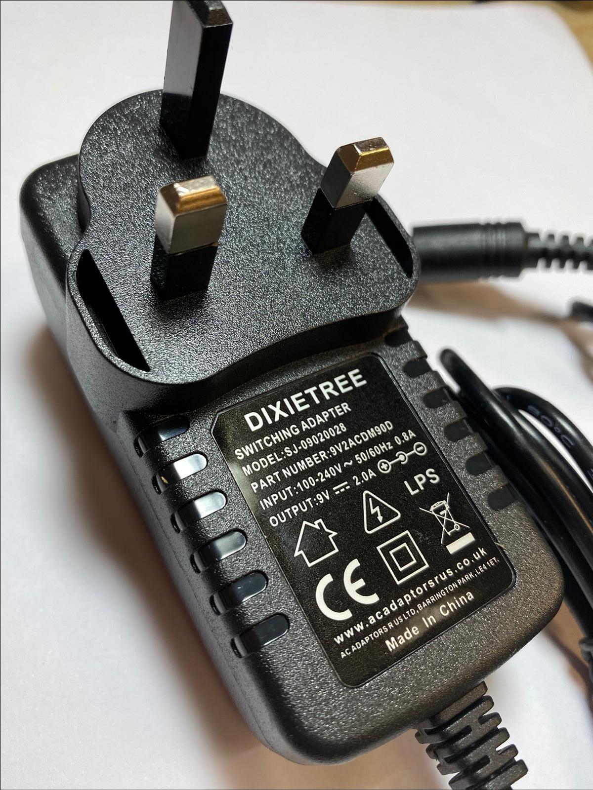 Replacement 9V 2A AC/DC Negative Adapter for Thomann Falken 1 Mega Power Bank