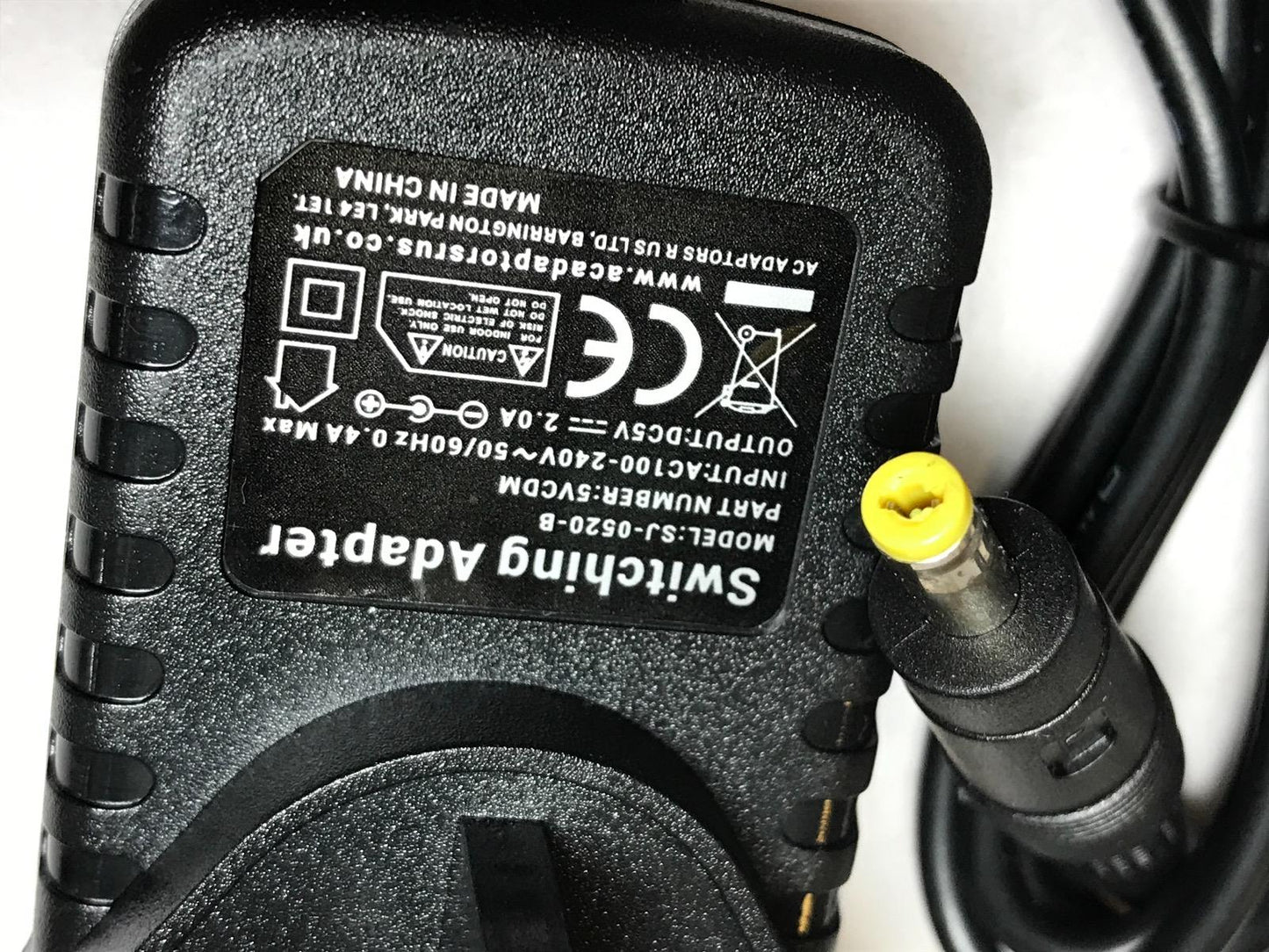 5V Mains AC-DC Switching Adapter Charger 4 Kitsound xDock Ipod Dock Clock Radio