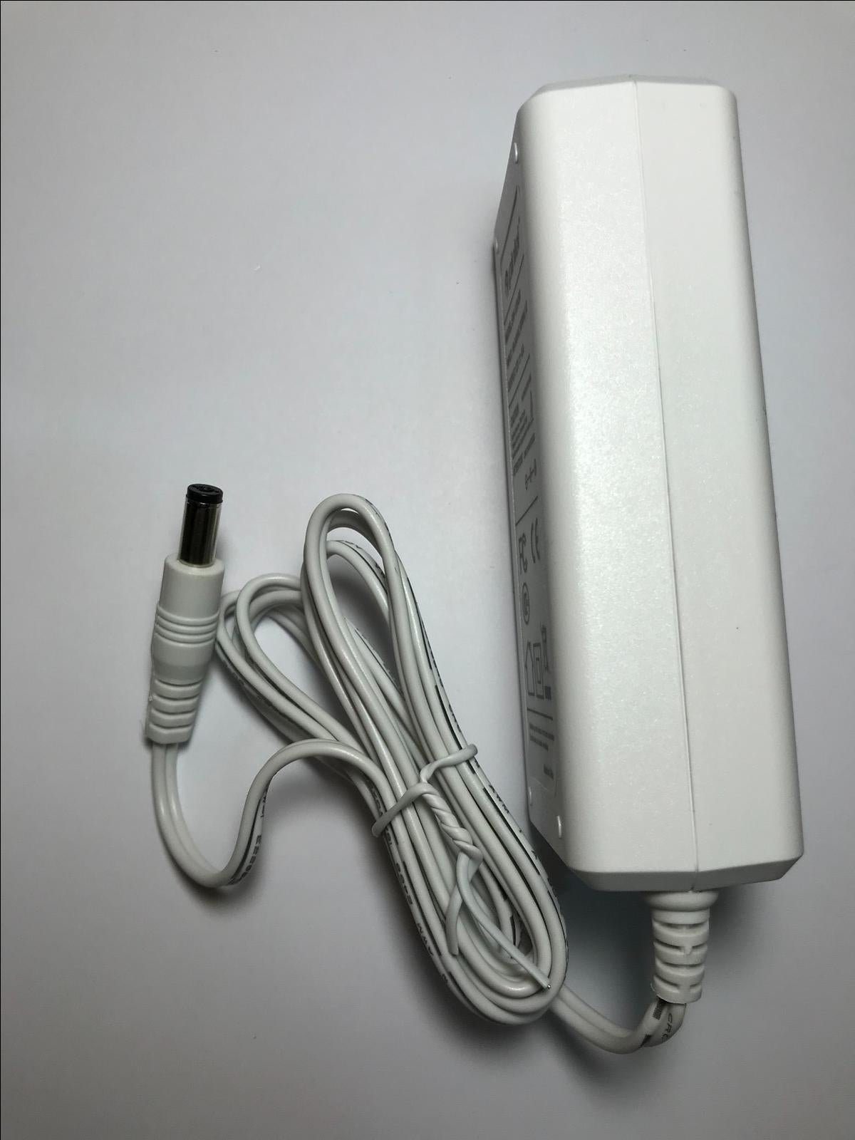 White 12V 12.0V 4A 4000mA AC-DC Switching Adaptor Power Supply 5.5mm x 2.1mm PSU