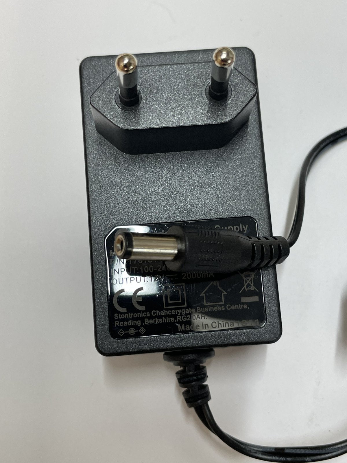 EU 12V 2A 5.5MM X 2.1MM Mains AC-DC Switching Adaptor Power Supply Charger 2 PIN