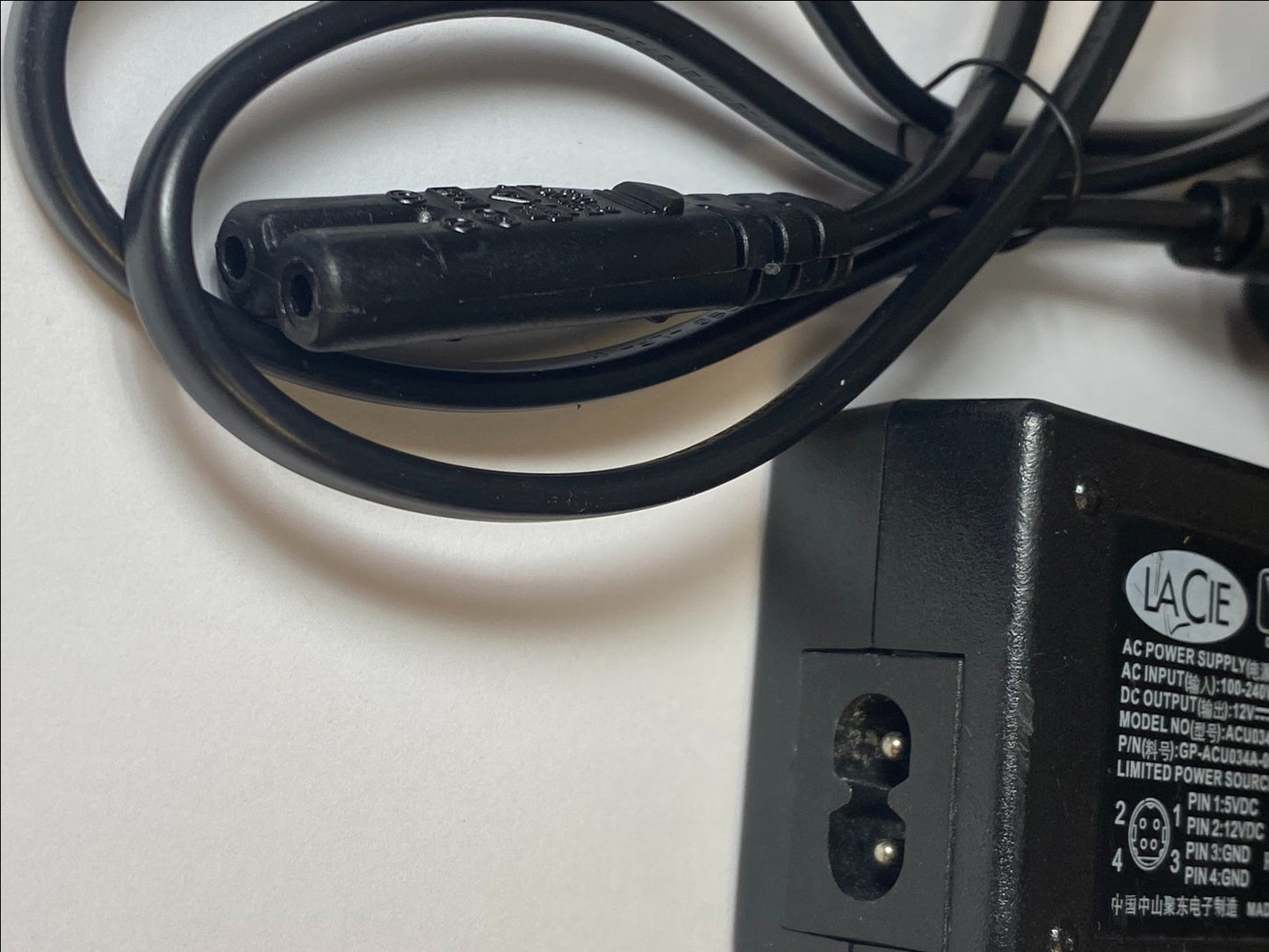UK Replacement for 5V 12V 4 Thin Pin AC Adapter DA-30C03 31426900 Power Supply