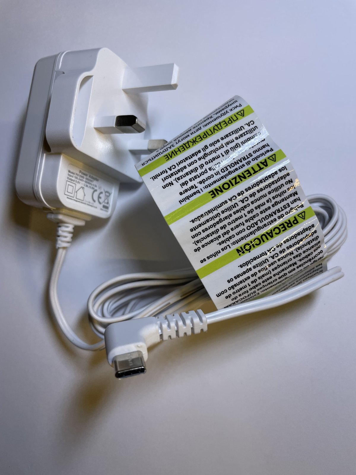 Replacement 5V 2A AC-DC Adaptor Power Supply for Raspberry Pi 4 (with USB-C)