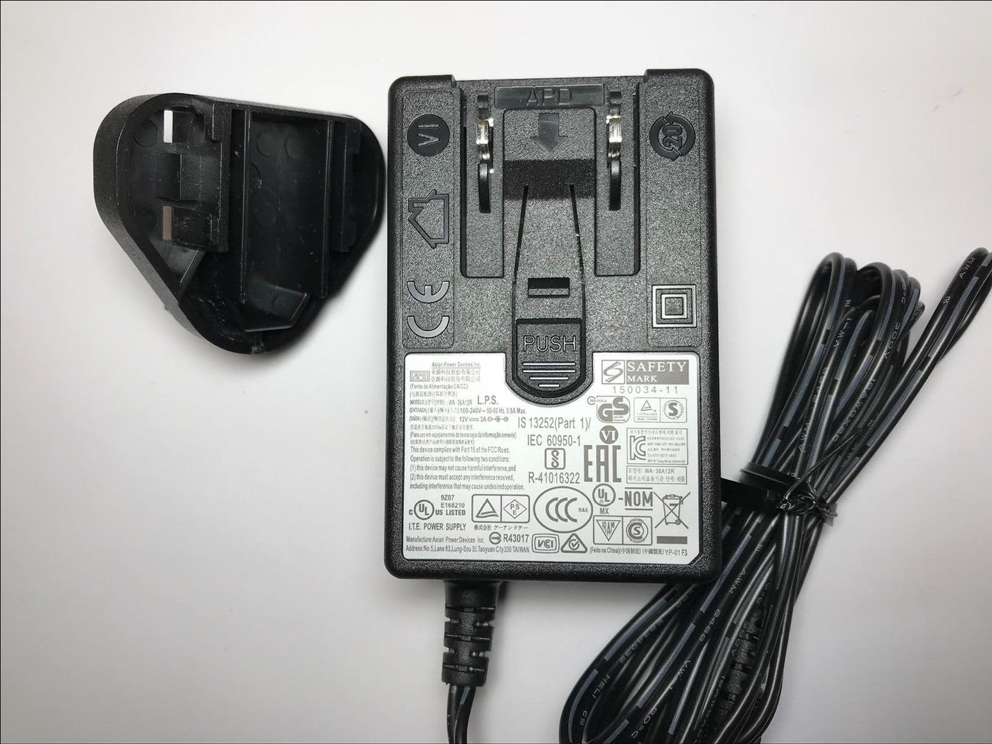 Replacement for 12.0V 2500mA AC Infinity AC/DC Adapter for AC Infinity T8 Fan