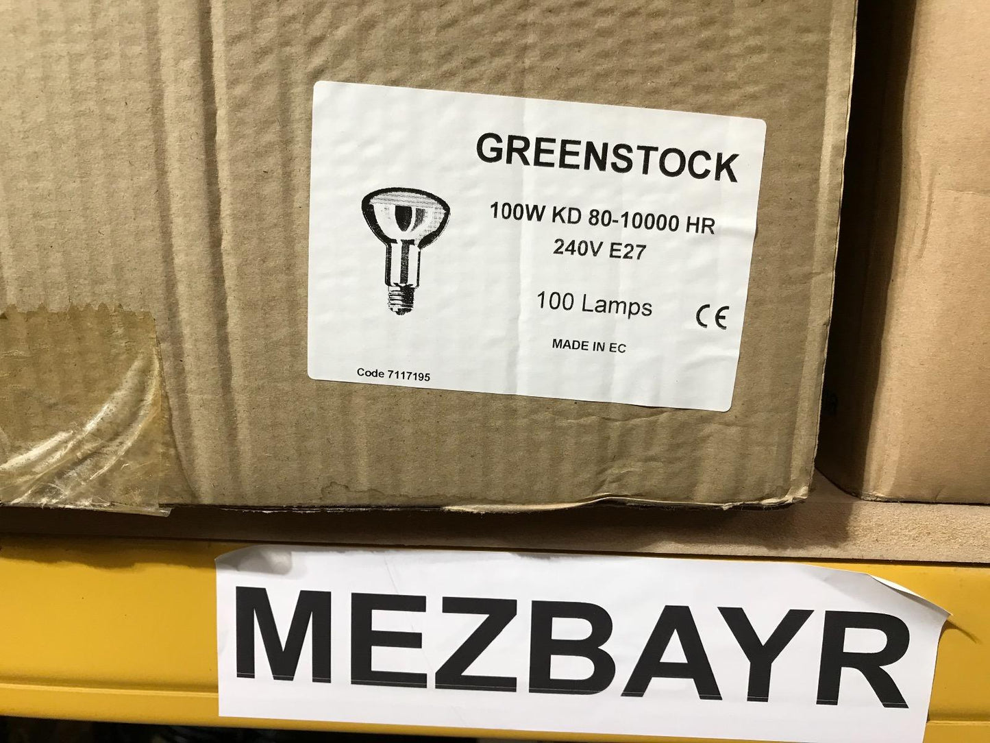 10 x GREENSTOCK E27 100W KD 80-10000 HR 240V Light Bulb Spotlight R80 KD80