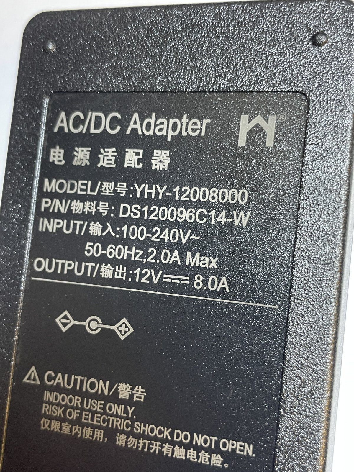 Replacement for 12V 8A for AC-DC FlyPower Supply Model PS96A120Y8000M