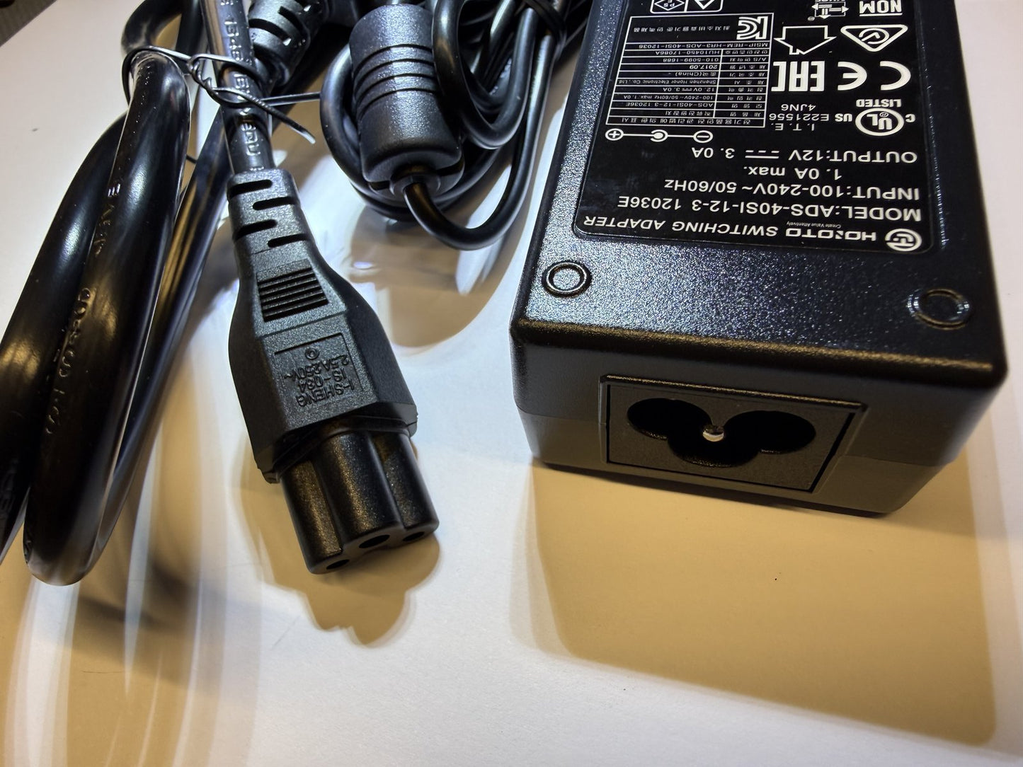 12V 3A 3000mA AC-DC Switching Adaptor Power Supply 2.1mm Tip + Mouse Input