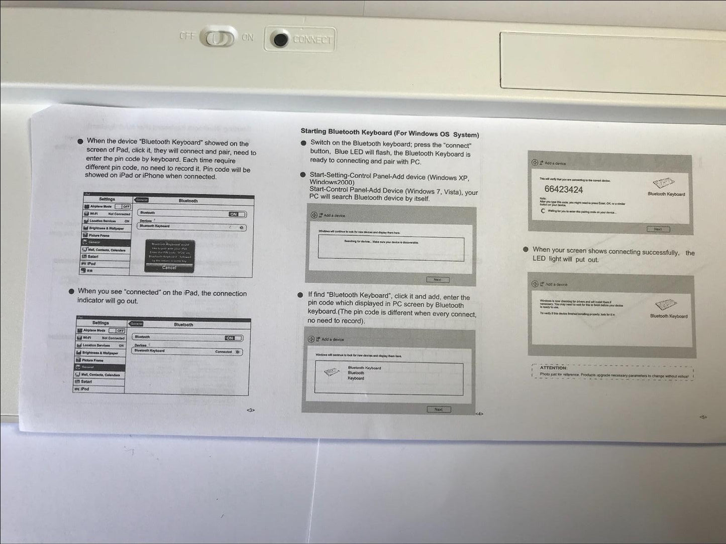 White/Silver Wireless Bluetooth Keyboard for SAMSUNG UE40D6100SK SMART TV