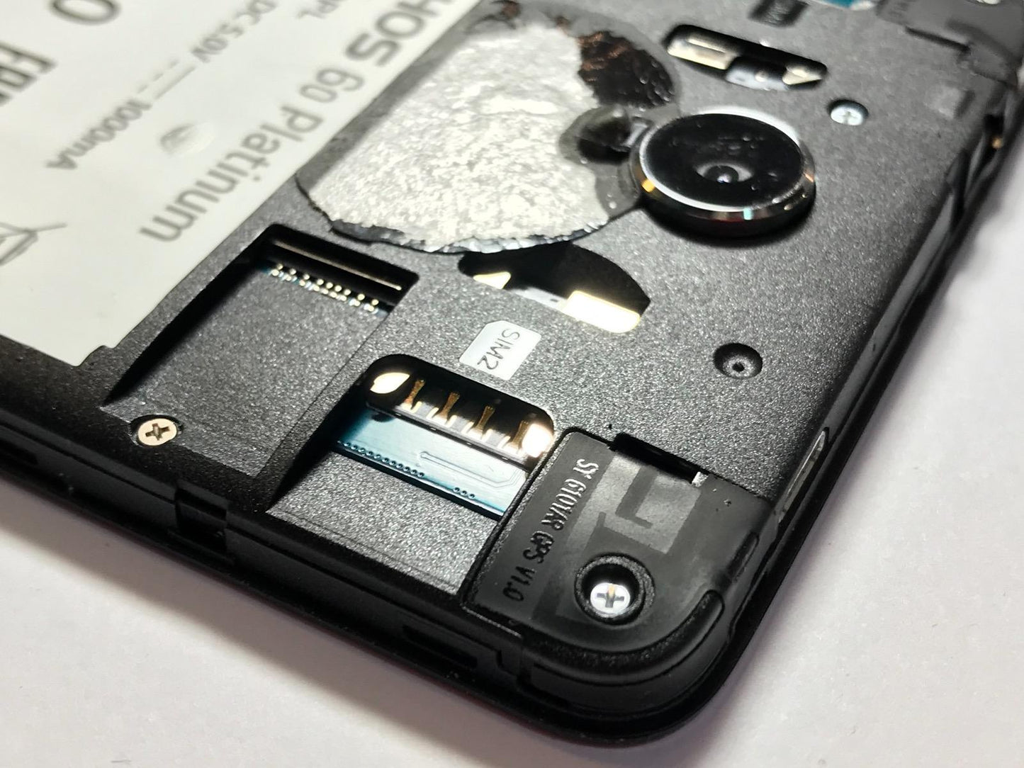 NAKED Ex Display ARCHOS 60 Platinum AC60PL Smartphone with Damaged Back