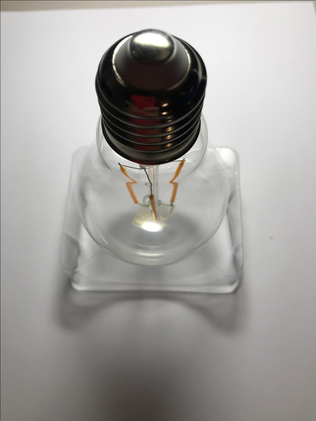 4 x Wickes Vintage Filament LED Dimmable GLS Bulb 6W E27 Edison Screw Warm White