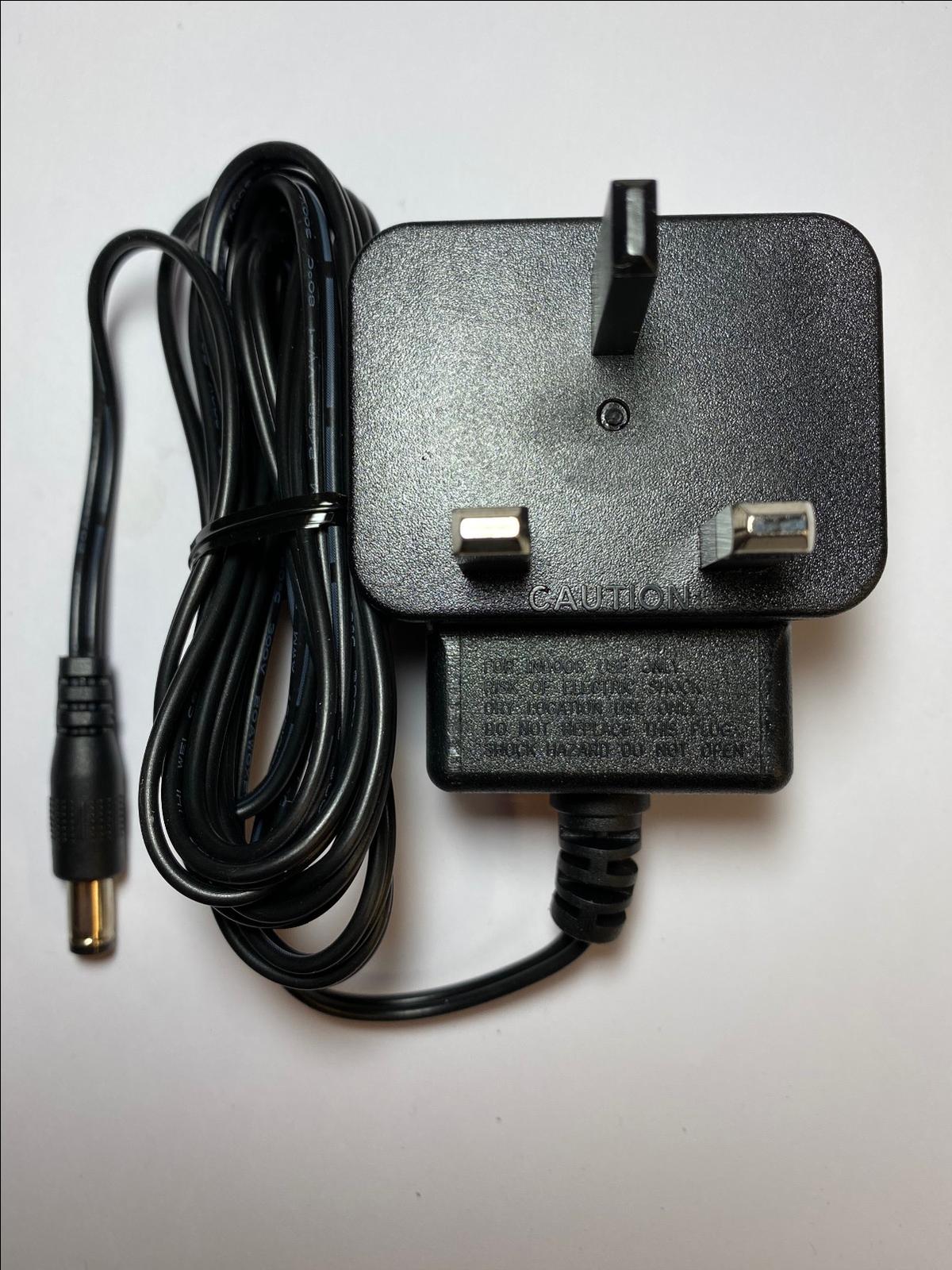 9V 0.5A AC-DC Adaptor AD-16F AD-0006F LTE05W-SY-E Negative Centre Polarity Plug