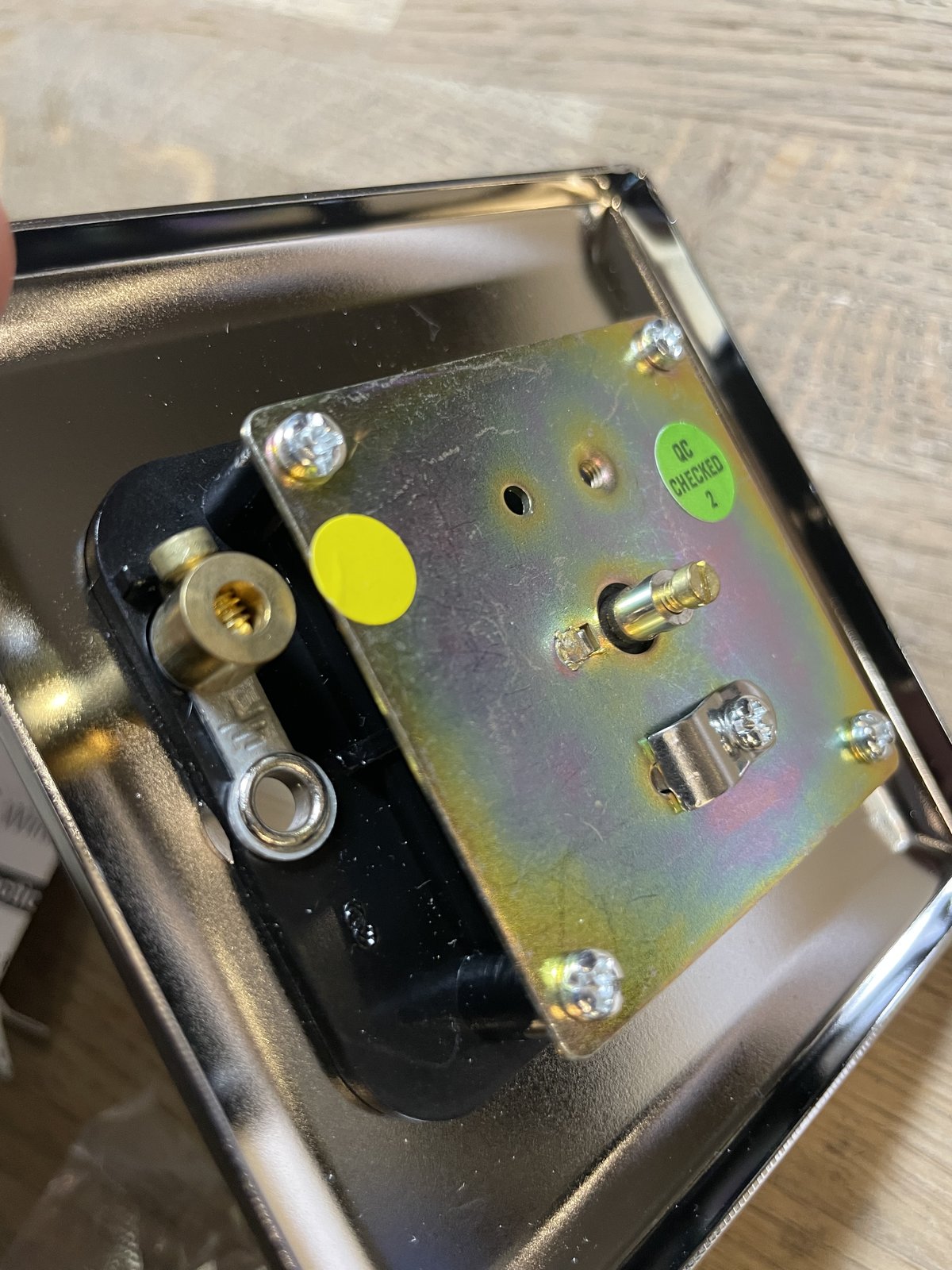 Bulk Lot Box of 8 Volex Polished Chrome TV CO-AXIAL Socket Single DEC0083