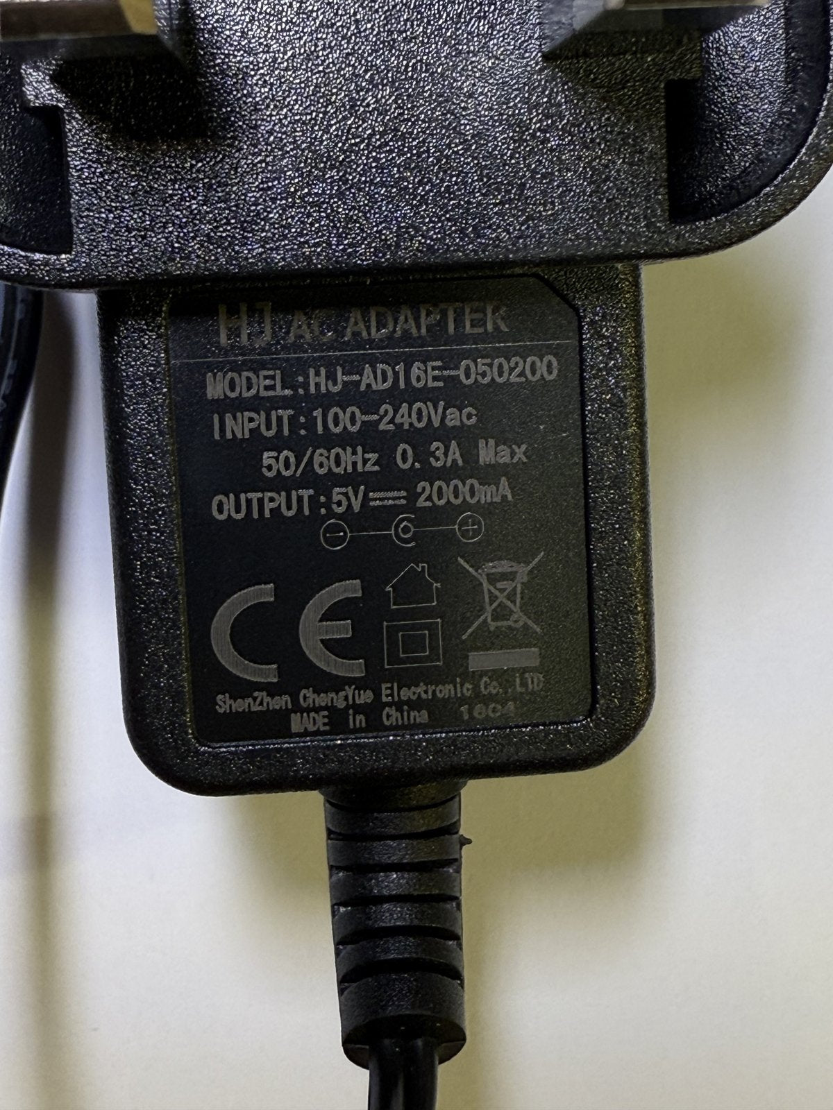 Elonex LNXDP9000 Digital Photo Frame 5V AC Adaptor New