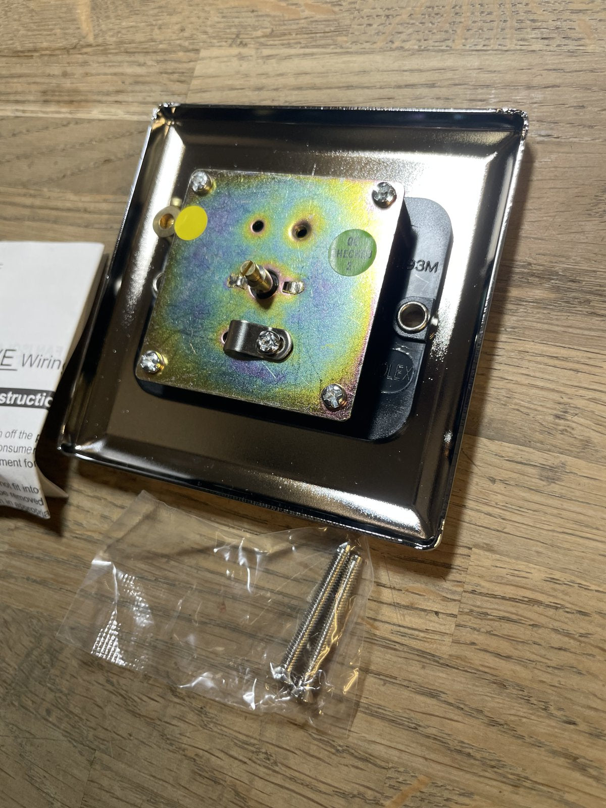 Bulk Lot Box of 8 Volex Polished Chrome TV CO-AXIAL Socket Single DEC0083