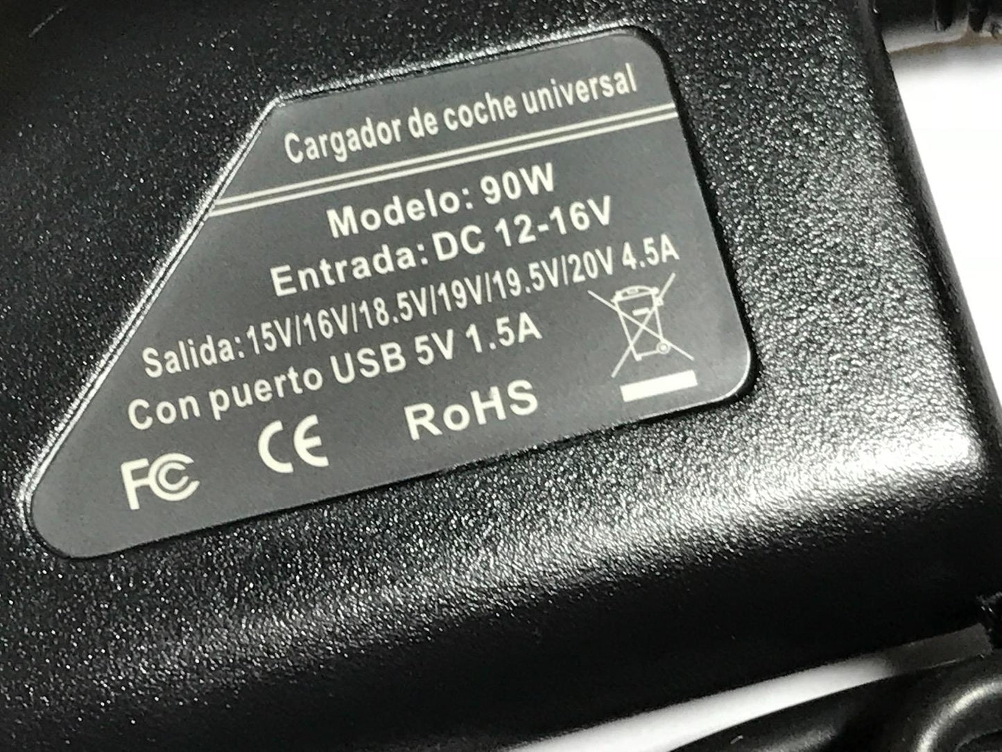 Replacement for 19V Car Charger Power Supply for Acer Chromebook