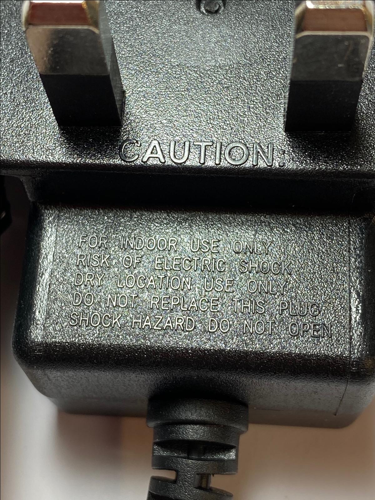 9V 0.5A AC-DC Adaptor AD-16F AD-0006F LTE05W-SY-E Negative Centre Polarity Plug