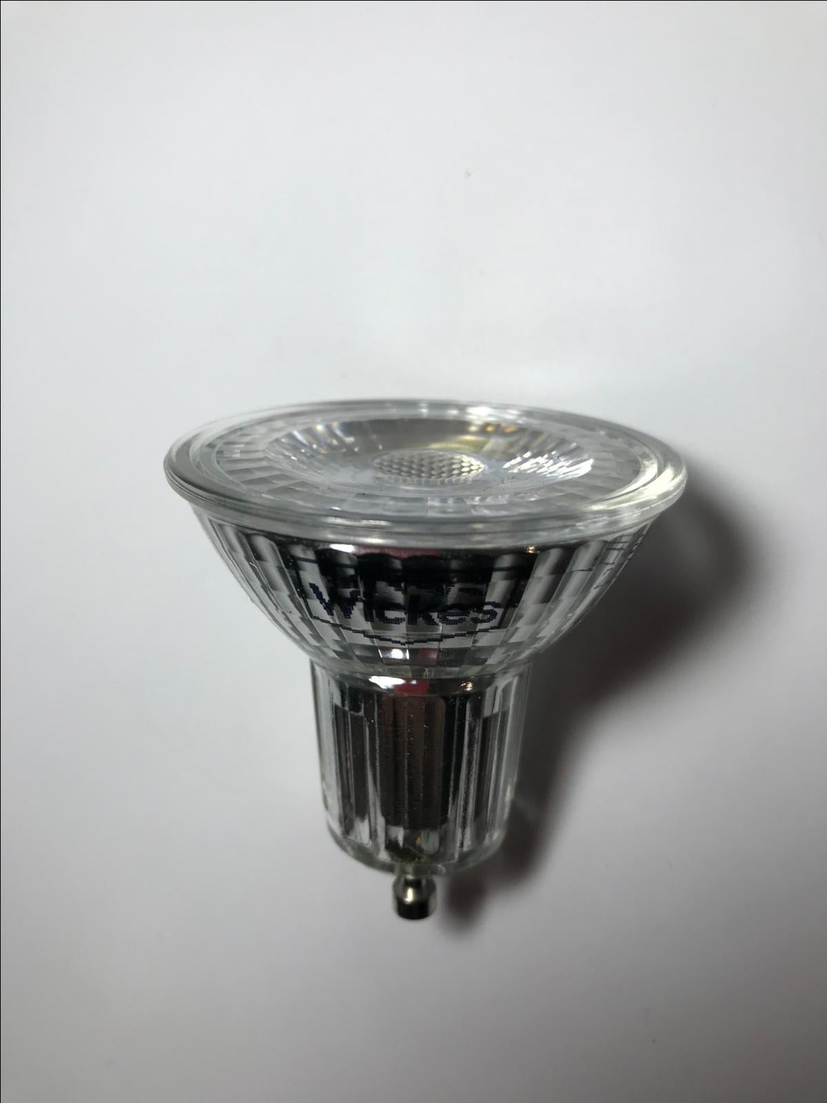 10 x 5W Full Glass LED GU10 CREE 5W = 50W Wickes Warm White Spotlight Lamp Bulbs