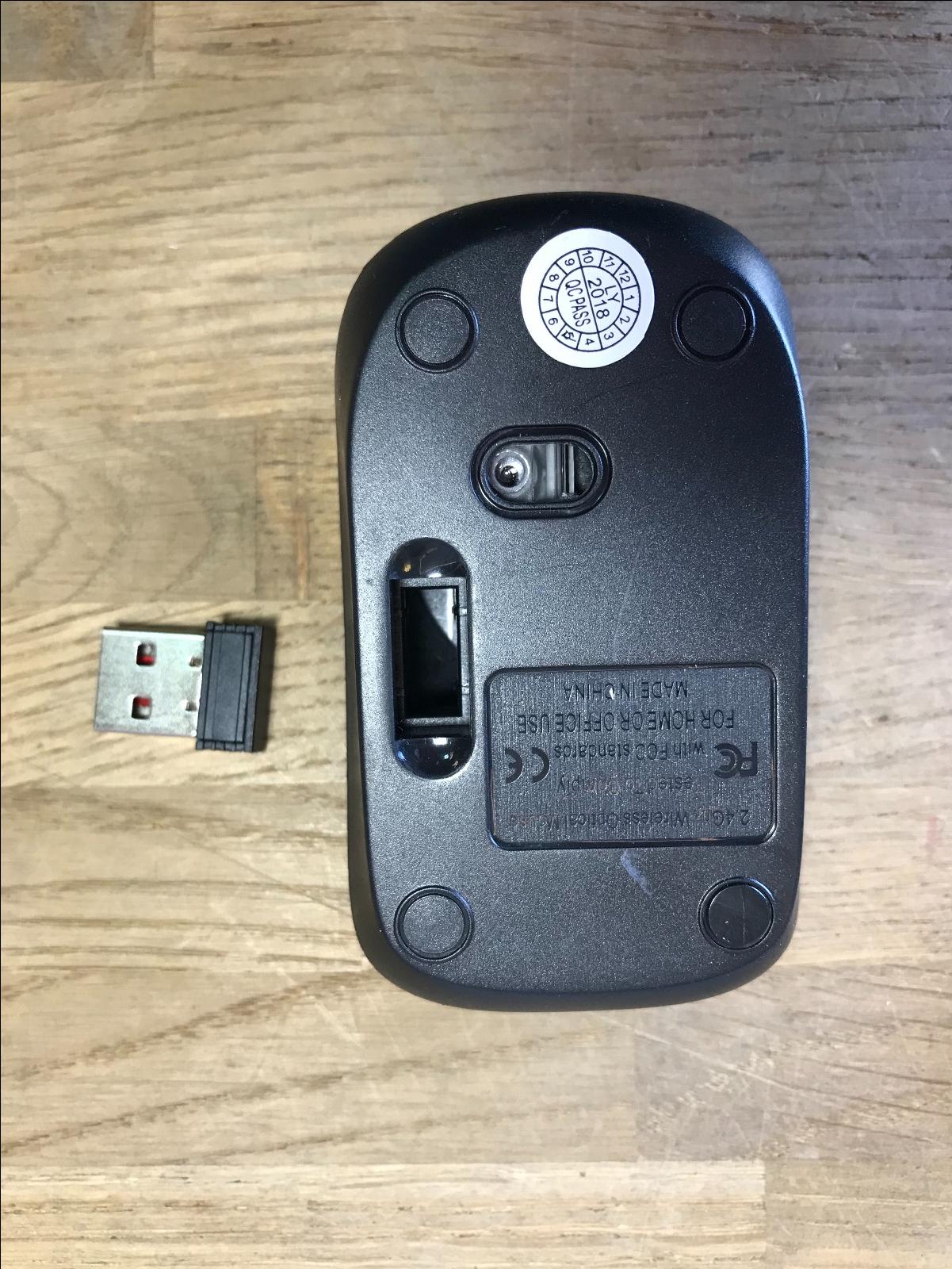 Wireless Mini Keyboard and Mouse for LG 55LM860V SMART TV (Black)