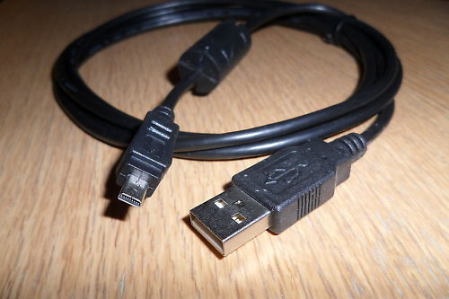 USB A TO MINI B 8 PIN NIKON COOLPIX PC LEAD CABLE-294