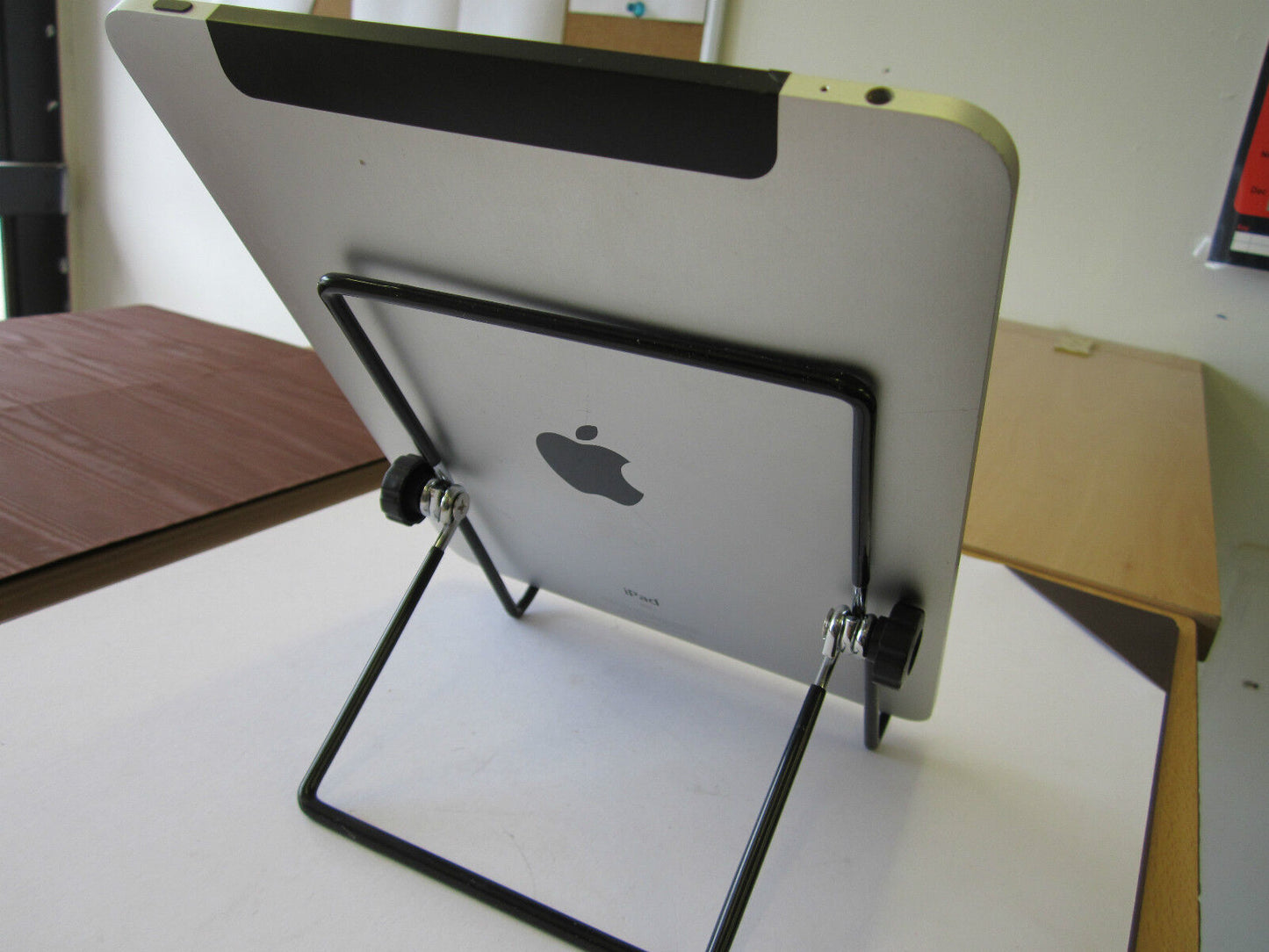 Ipad 1/2/3/4 9.7" Metal Frame Multi Angle Position Stand Desktop Holder
