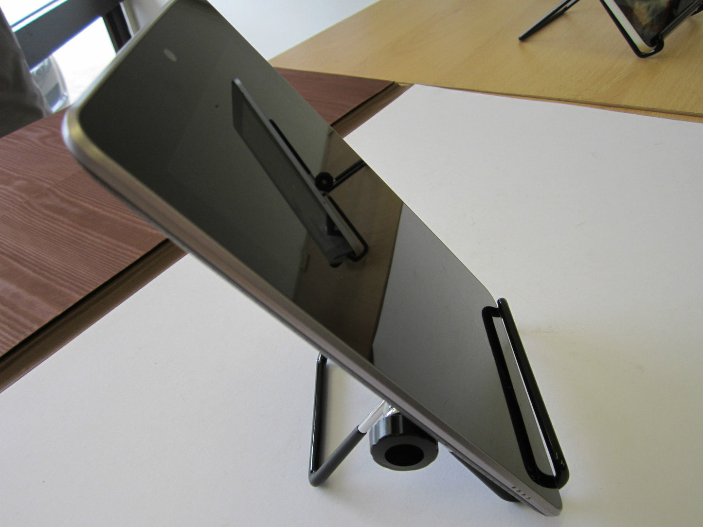 Small 7",8",9" Metal/Rubber Frame Multi Angle Position Stand Desktop Holder