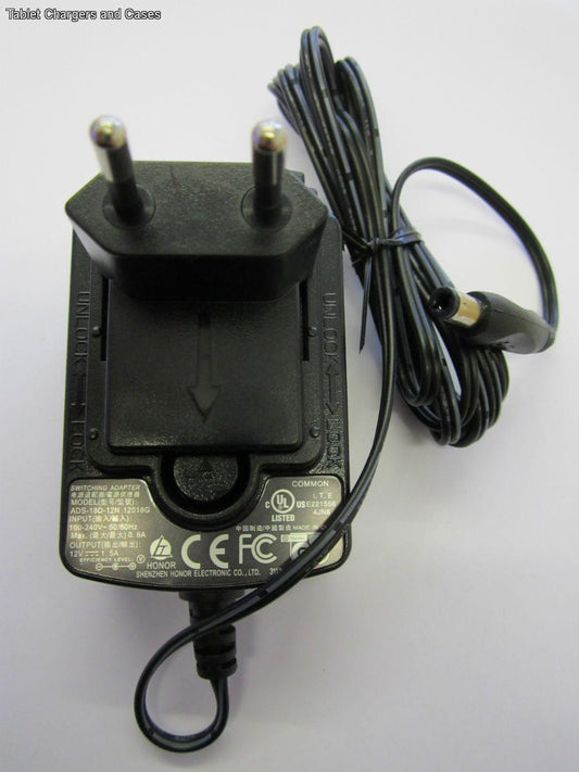 EU European AC Adaptor 12V 1.5A ADS-18D-12N for Seagate Back Up Hard Drive