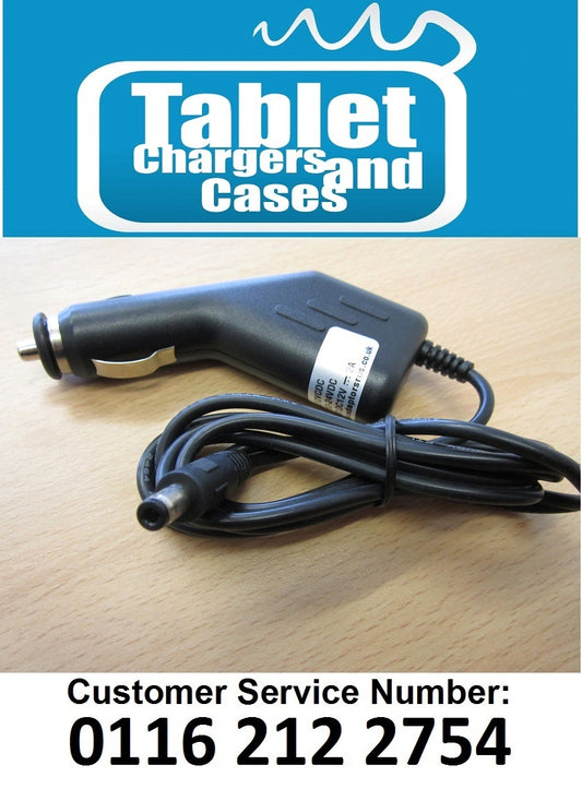 5V 2A DC In-Car Charger for Go Clever 7" WiFi Tablet T76GPSTV DNS-0502000CW